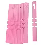 Hommy 温室　園芸　ガーデニング用　PVC製　ハンギング　タグ　ラベル　園芸用品（ピンク）　100個