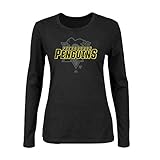 NHL Pittsburgh Penguins長袖ポップスクリーンTシャツ、1 x、ブラック
