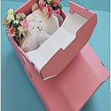 ペット用棺 段ボール製 ペット棺 ピンク ペット棺桶 犬用棺 猫用棺 日本製 アーチエンジェル (ピンク) ペット用ダンボール棺 ペットの死 底敷シート 被せ布セット ペット葬 柩 ペットの棺