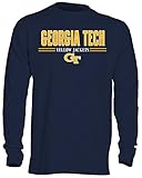 NCAA Georgia TechメンズOVB Long Sleeve Thermalシャツ, Large , Navy