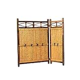 本格和風　仕切り竹垣　衝立竹フェンス　L字型　W88cm＋W45cm