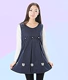 妊婦の放射線スーツ 妊娠中の女性放射線スーツ 電磁波カット服 電磁波カットエプロン 電磁波対策エプロン 電磁波防止デ 電磁波防止キャミソール 電磁波防止エプロン、100% シルバー ファイバ—の 電磁