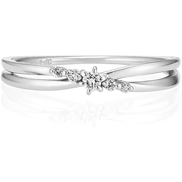 Amazon | canal4℃(カナルヨンドシー)ダイヤモンドK10ホワイトゴールド