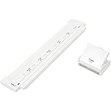カール事務器 リングノート用 ゲージパンチ 国際標準 1/3インチ(8.47mm)ピッチ 角穴 A4/34穴 B5/29穴 A5/24穴 5枚 ホワイト 日本メーカー GP-2429