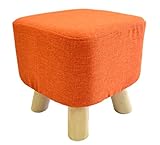 さいころスツール ロータイプ オレンジ OSR-013