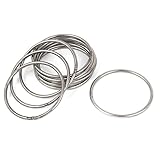 uxcell 溶接リング 溶接丸いOリング M3 x 60mm 201ステンレス鋼 10個入り