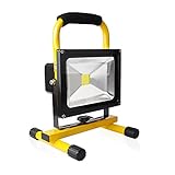 LEPOWER 10W/20W/30W 充電式LED投光器　防雨　1600LM　4時間対応　LED作業灯　1年保証(20W)