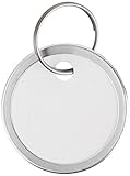Avery Key Tags, Split Ring, White, 1.25 Inch Diameter, Pack of 25 (11027) [並行輸入品]