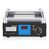 NEWTRY PCB予熱ステーション 120×120mm PCB恒温ホットプレート デジタル表示 実験用 業務用 50℃-350℃ 溶接機キット (110V)