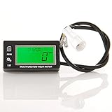 Runleader RL-HM028すべてのガソリンエンジン用の時間計電圧計付きバックライト付きディスプレイATV UTVダーツバイクモトバイクモトクロスアウトボードスノーモービルピットバイクPWCマ