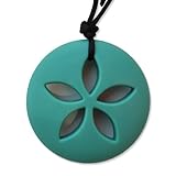 Sand Dollar Teething Necklace by Zen Rocks - a Stylish New Twist to Teething - Turqoise by Zen Rocks