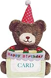 ニックナック Birthday Bear バースデーベア カードホルダー ブラウン 00332-01