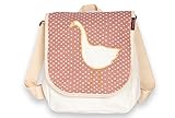 Milkbarn Organic Toddler Backpack (Rose Dot Goose) [並行輸入品]