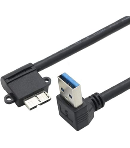 Amazon.co.jp: StarTech.com L型左向きマイクロUSBスリムケーブル 0.5m