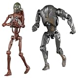スターウォーズ ブラックシリーズ C-3PO B1バトルドロイドボディとスーパーバトルドロイドフィギュア、15cm、クローンの攻撃。