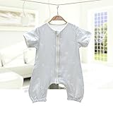 赤ちゃんスリーパー　Betterbaby ベビーパジャマ　寝袋　キッズ　ベビー　エコ生地　テンセル　リヨセル　コットン綿　ふわふわ　通気　夏用　冷房をつけなくてもいい　出産祝い　幼稚園　保育園用 ブル