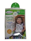 海外直送肘 Summer Infant Keep Me Clean Disposable Bibs, 20 COUNT