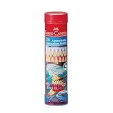 ファーバーカステル(Faber-Castell) 水彩色鉛筆 丸缶 24色セット 27132102