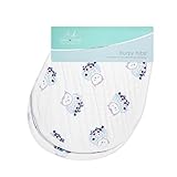 aden + anais Burpy Bib 100% Cotton Muslin Soft Absorbent 4 Layers Multi-Use Burp Cloth and Bib 22.5”
