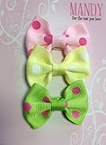 MANDY ベビー ヘアクリップ AB Set 3本セット