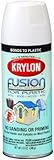Krylon K02518001 Fusion For Plastic Spray Paint Flat White 12 Ounce [並行輸入品]