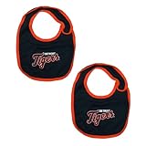 2 PACK: MLB Detroit Tigers ベビー Baby  / 幼児のビブ Infant Bibs - ダークブルー Dark Blue