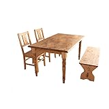 無垢 ダイニングセット 4点セット カントリー家具 手作り ナチュラル 北欧カントリー風 カントリー調