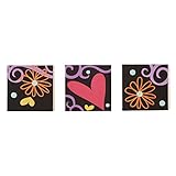 One Grace Place Sassy Shaylee Canvas Art Decor, Black/Pink/Purple by One Grace Place