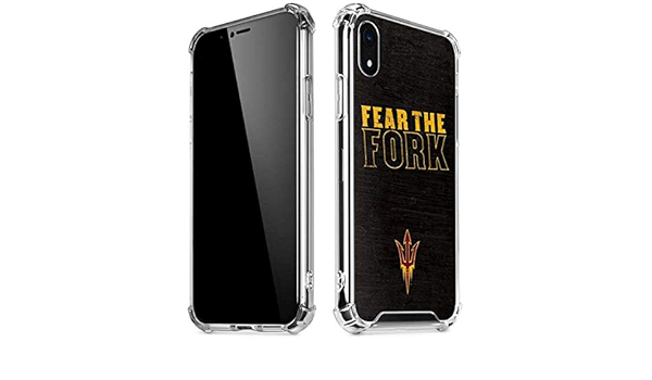 Amazon Skinit Iphone Xr用クリア携帯電話ケース 公式ライセンスカレッジasuアリゾナピッチフォークデザイン ブラック Snbasusnd03iphxzr ケース カバー 通販