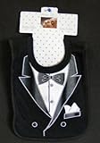 Tuxedo Baby Bib by Pitter Patter