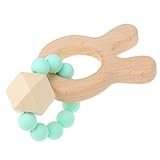 Kesoto 全9種類 歯がため 木製リング 赤ちゃん玩具 - ウサギ