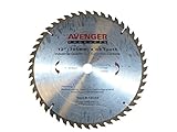 Avenger AV-12022 Combination cut saw Blade, 12-inch by 48 tooth, 1-inch arbor, C-3, ATB [並行輸入品]