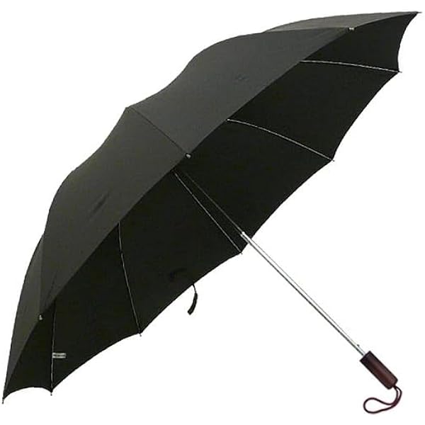 FOX UMBRELLAS フォックス 折りたたみ傘 ブラック 黒 木製ハンドル Amazon.co.jp: (フォックスアンブレラズ) FOX UMBRELLAS