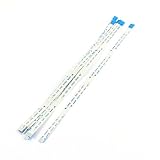 uxcell 柔軟フラットケーブル　データケーブル　Bタイプ　ホワイト　10本入 10ピン