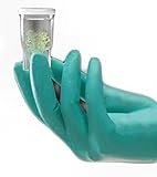 Ansell Edmont 25-101-L Neoprene Powder-Free Disposable Gloves with Textured Finger Tip Finish and Be