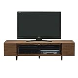 北欧風 カフェ 幅160cm ロータイプテレビボード ブラウン 完成品