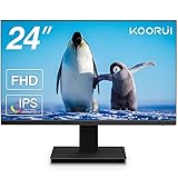 KOORUI モニター 23.8イン 24N1 ディスプレイ IPS非光沢 sRGB 99% フルHD 75Hz ブルーライト軽減 フリッカ