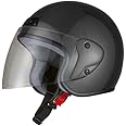 バイクパーツセンター バイクヘルメット ジェット ガンメタリック 7203 FREE (頭囲 57cm~60cm未満)