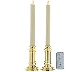 セットの2 LuminaraソフトタッチウィンドウFlameless Candlesでリモート T2234