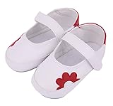 （ワボーズ） Waboats 赤ちゃん ベビー シューズ 可愛い フラワー プリント 柔らかい靴底 シューズ スニーカー ファーストシューズ マジックテープ 　子供 靴　子供用歩行靴　出産お祝い レッ