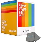 Polaroid インスタントカラーフィルム iタイプカメラ用 40枚パック (写真40枚) クリーニングクロス付き