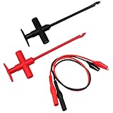 AideTek TP50set TL4 絶縁被覆突刺型クリップ 1000V 2A 4mmバナナプラグ接続可 P1040