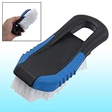 uxcell ブラシ　自動車　車輪　タイヤ　ワックス　スポンジ　道具　ブルー　ブラック　クリーン用品　洗浄