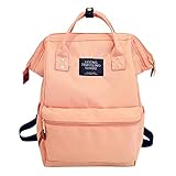 【Grandir】 がまぐち リュック レディース 大人可愛い マザーズバッグ 大容量 通勤 通学 選べるカラー11色 (サーモンピンク)