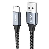 NIMASO USB Type C ケーブル 3m【QC3.0対応 3A急速充電】 タイプc 充電ケーブル iPhone16/15シリーズ、iPad Pro、Sony、Galaxy、Huawei その他Android 等 USB-C 機器対応 NCA24A1039