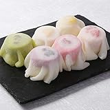 ふる川製菓 夢のムース大福 クリームだいふく 個包装 箱入り ギフト 苺 栗 ラズベリー ブルーベリー 抹茶 桃 (6種類, 6個入り)