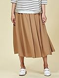 Angeliebe エンジェリーベ マタニティ 産前 産後 対応 ギャザー タック ロング スカート 妊婦服 産前 産後 フリー ベージュ 21970 21970200
