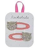 Rockahula Kidsロッカフラキッズ/H573Gグリッターキャットクリップ/ゴールド