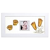 Moms Present 赤ちゃんの手と足 WHITE FRAMEで3DプリントDIYキットをキャスティング(WH-8-Elephant-Hug) [並行輸入品]