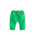 Tovadoo 子供服 ベビー服 女の子 男の子 ズボン 秋 七分 キャンディーカラー カジュアル 部屋着 保育園 旅行 プレゼント 3-7歳